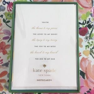 Kate Spade Bridesmaid Cards New in box set of 10
